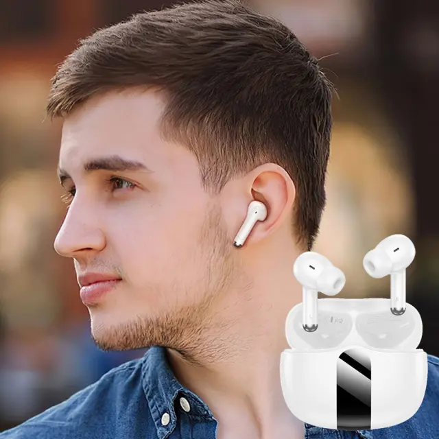 Borofone In-ear Bluetooth Handsfree Ακουστικά με Θήκη Φόρτισης Άσπρα FQ3 3