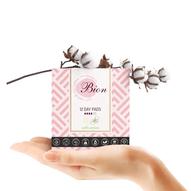 Bion Day Pads with Anion 12pcs 2