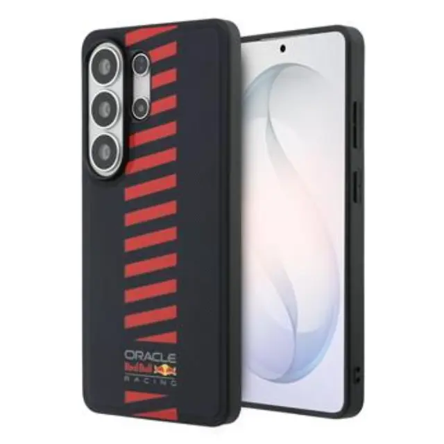 Red Bull PU Leather Meshed Powerbar Magnetic Case for Samsung Galaxy S26 Ultra Navy