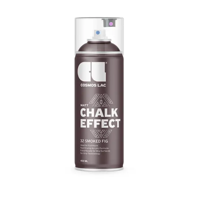 Σπρέι εφέ κιμωλίας Spray Chalk Effect Cosmos Lac 400ml, Smoked fig N32