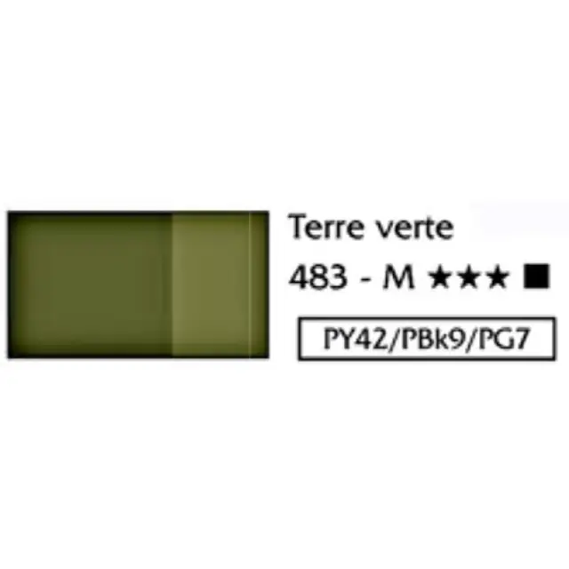 Λάδι Ζωγραφικής Lefranc Louvre - 483 Terre Verte - 150ml