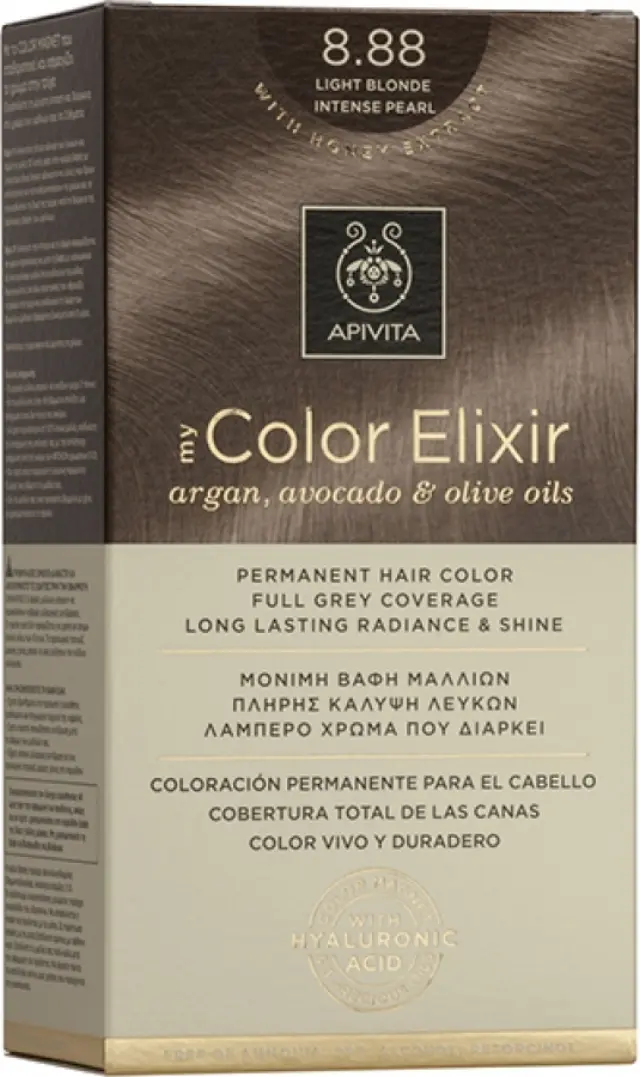 Apivita My Color Elixir 8.88 Ξανθό Ανοιχτό Έντονο Περλέ 125ml