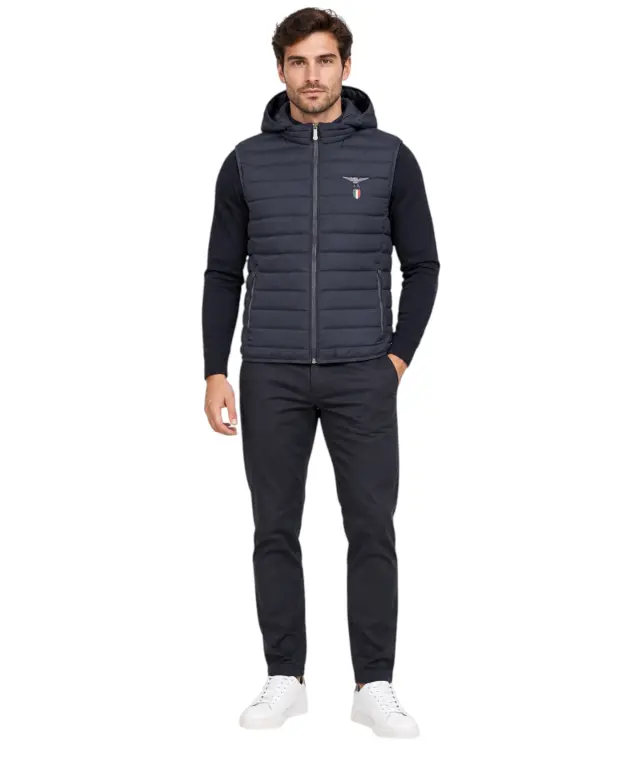 Accademia Militare - Ανδρικό Αμάνικο Μπουφάν W6S727-5682-044 Μπλε 2