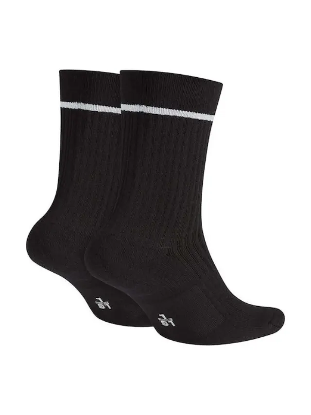 Nike Sneaker Sox Essential Αθλητικές Κάλτσες Μαύρες 2 Ζεύγη SX7166-010 - M 2