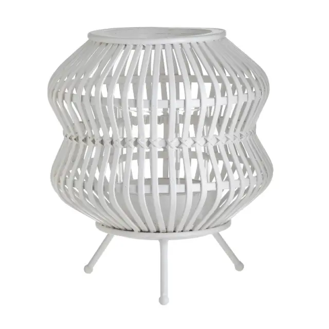 Φανάρι Λευκό Ξύλο Φ27x30cm 3-70-993-0032