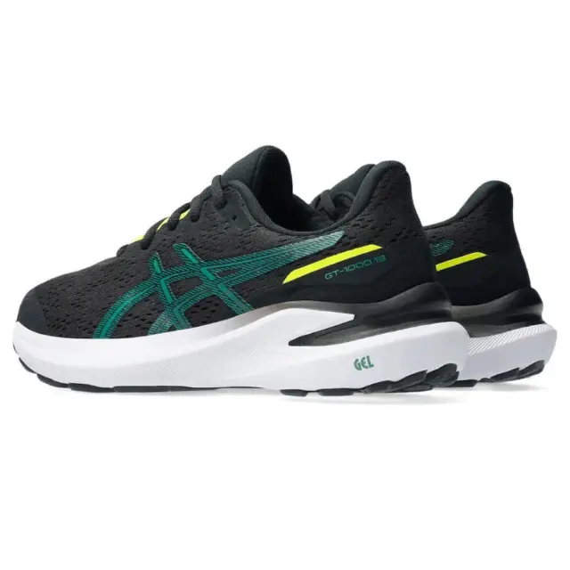 ASICS Gt-1000 13 Gs Kids Sports Shoes Running with Laces Black 1014A343-008 3