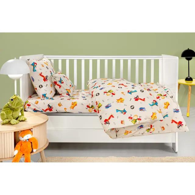 Σετ Σεντόνια Κούνιας Guy Laroche Bebe Band Natural 115x170 3