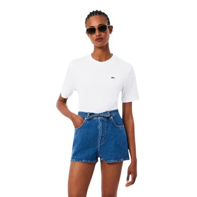 Lacoste γυναικείο t-shirt με λογότυπο relaxed fit 3TF7215-1