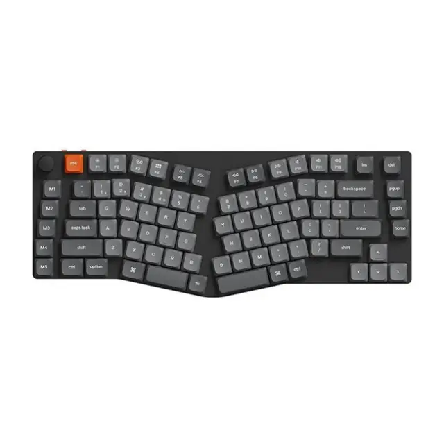 Keychron Keyboard K15M Gateron Low Profile MX Brown 2.0 Black / Gray (K15M-H3)