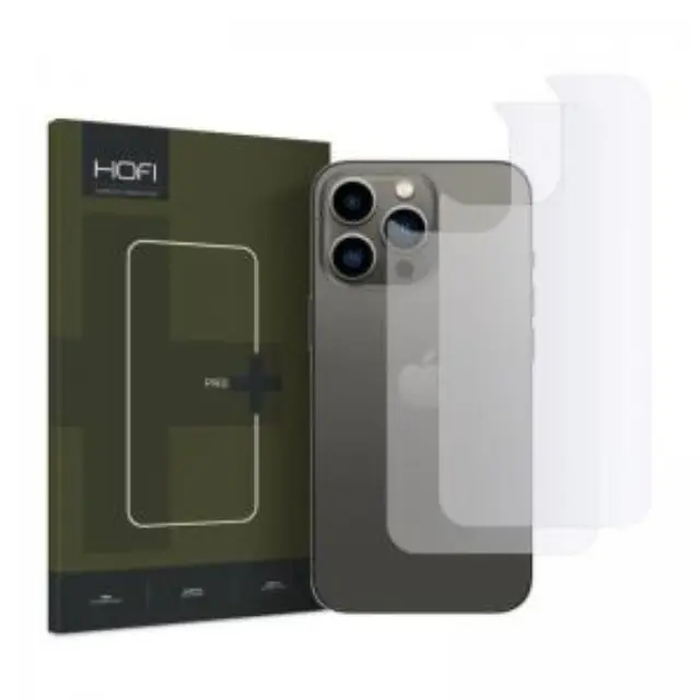 Hybrid Nano Glass Back Protector Hofi HydroFlex Pro+ Apple iPhone 14 Pro Διάφανο (2 τεμ.) N59745 2