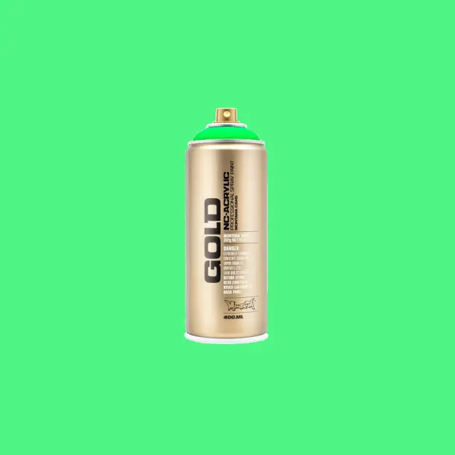 Montana Gold Fluo Spray Paint 400ml F6000 Acid Green