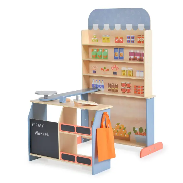 MONI TOYS - Wooden supermarket 4426 5 pcs - 3800146223137