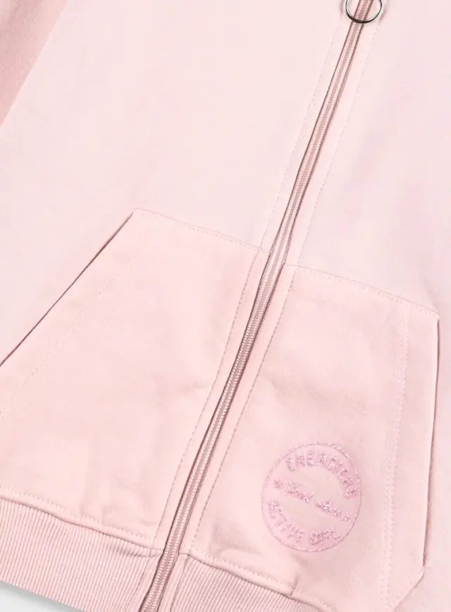 Fleece ζακέτα Energiers Basic Line με κουκούλα - ΡΟΖ 3