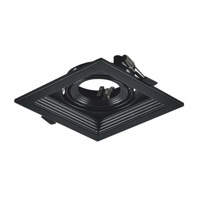 BLACK COLOR SPOT 1xGU10 130x130 / XMGU1B