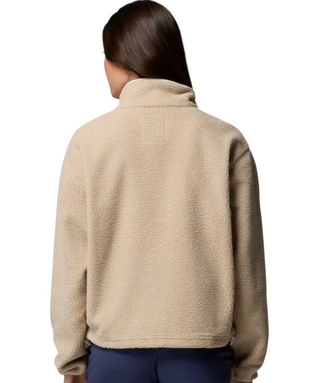 Columbia - Γυναικείo Φούτερ Fleece Helvetia II Cropped Half Snap 2092231-272 Μπεζ 3
