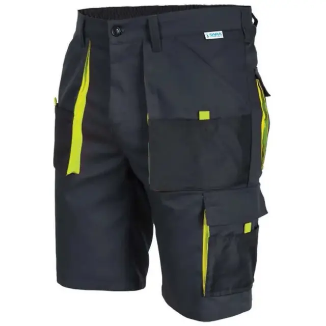 Βερμούδα Εργασίας Sara King 245 graphite/yellow - S