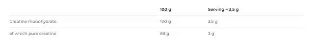 Nutrend Creatine Monohydrate Unflavored, 500 g 2