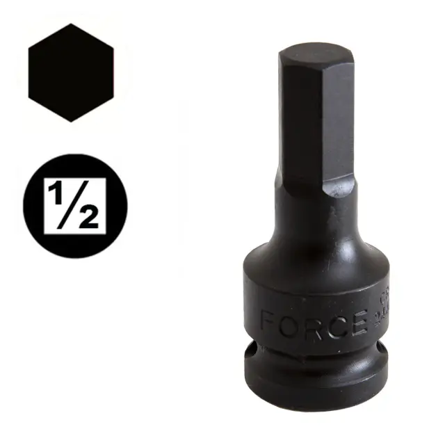 FORCE 24406017 Καρυδάκι 1/2" ALLEN Αέρος 17x60mm
