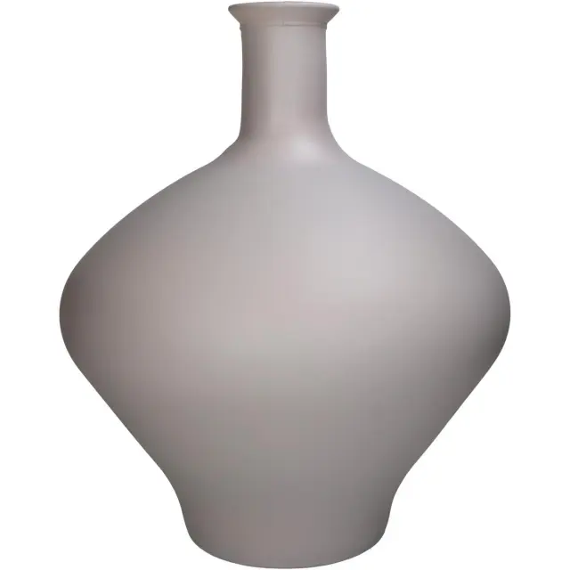 Βάζο Ιβουάρ Ανακυκλωμένο Γυαλί 37x37x46cm 3