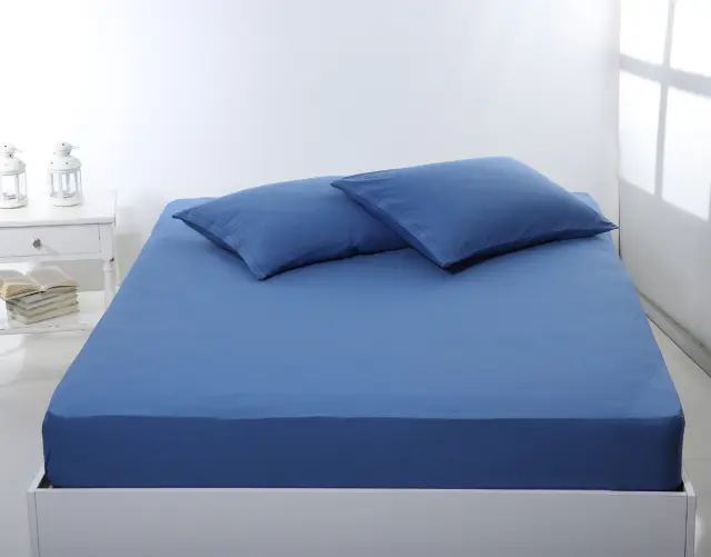 Σεντόνι με λάστιχο jersey (100cm x 200cm + 35cm) jean - -