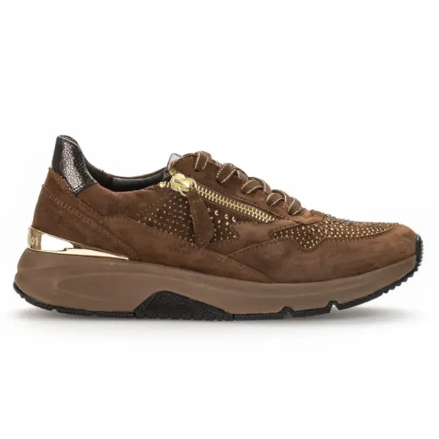 Gabor Sneakers Γυναικείο δέρμα Nubuck Καφέ GAB/76898 45-REH