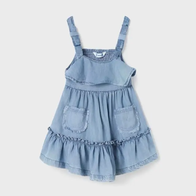 Baby 6 μηνών έως 4 ετών Φόρεμα τζιν από ύφασμα TENCEL™ Lyocell τζιν - 9M