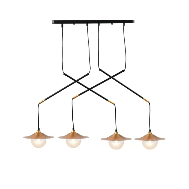 AcaLight Offer NETTO ΦΩΤΙΣΤΙΚΟ ΚΡΕΜΑΣΤΟ ΒΟΥΡΤΣΙΣΤΟ ΟΡΕΙΧΑΛΚΙΝΟ ΜΕΤΑΛΛΙΚΟ ΣΥΜΒΑΤΙΚΟ 4ΧG9 IP20 970Χ1280mm