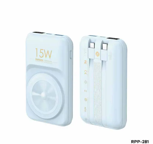 Power bank 10000mAh 22.5W με θύρα USB-C Remax RPP-281 ΜΠΛΕ