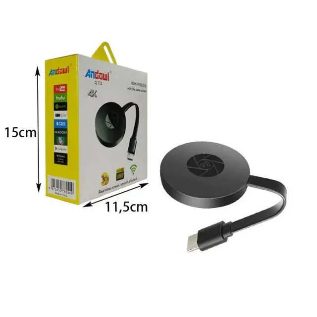 Andowl Δέκτης Smart TV Stick TV Receiver Full HD με Wi-Fi / HDMI Q-713 0751242 2