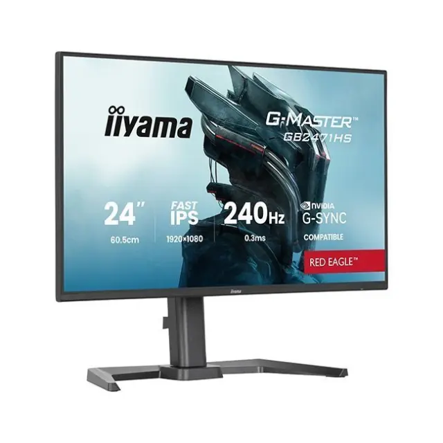 iiyama G-MASTER GB2471HS-B1 computer monitor 60.5 cm (23.8") 1920 x 1080 pixels Full HD Black 3