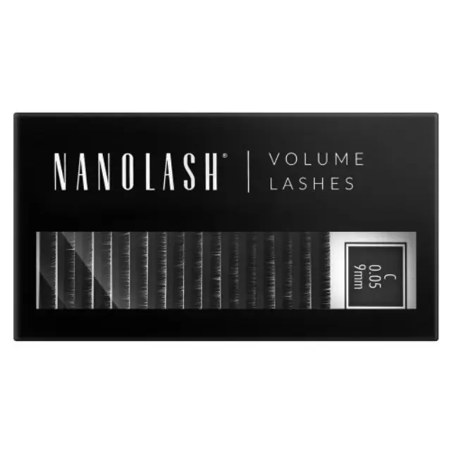 Nanolash Volume Lashes 0.05 C false eyelashes 9 mm