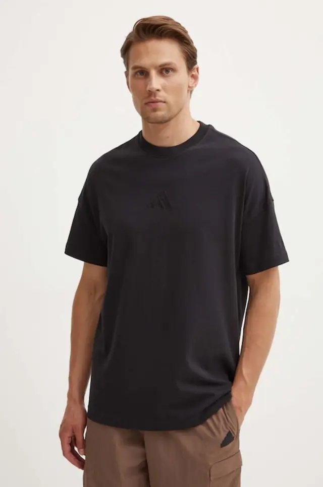 Βαμβακερό μπλουζάκι adidas All SZN - M