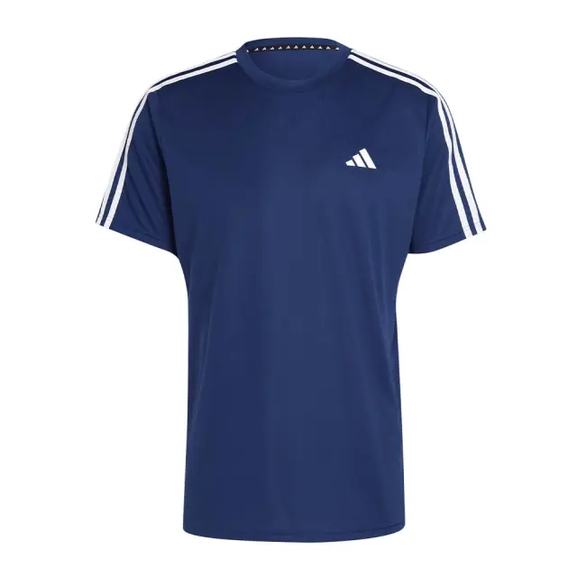 adidas Performance Men's Training Essentials Base 3Stripes T-Shirt Μπλε Σκούρο IB8152 (adidas Performance) - XXLarge