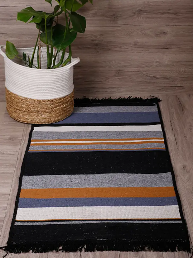 Πατάκι υφαντό Peny Grey 70x120 Sunshine