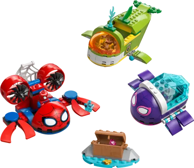 LEGO® Marvel Spidey: Underwater Vehicles για 4+ Ετών 154τμχ - 11207