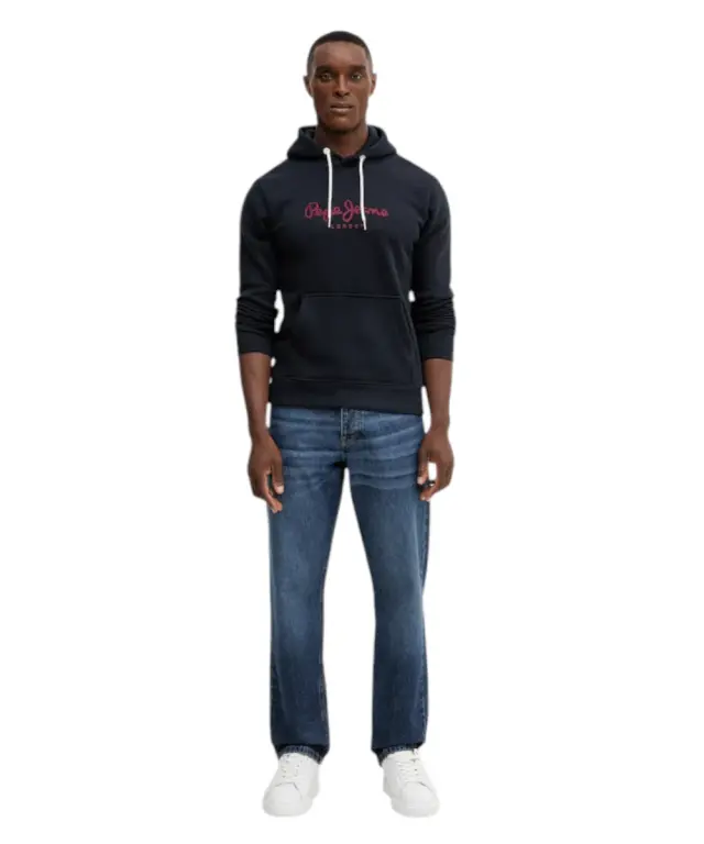 Pepe Jeans - Ανδρικό Φούτερ Hoodie Mac Beth PM5800009-594 Μπλε Σκούρο - S 2