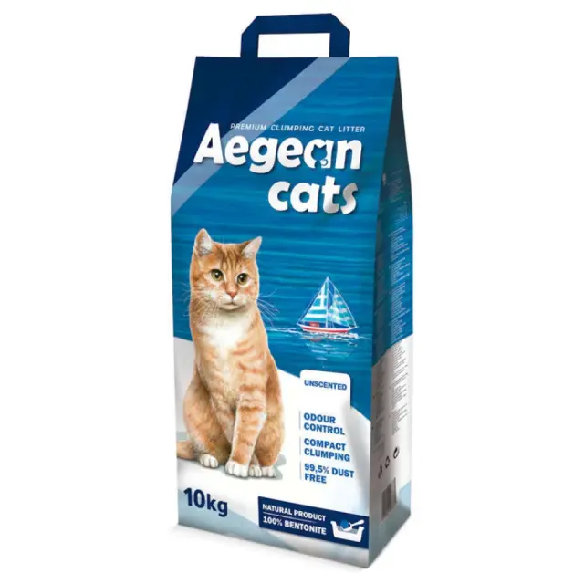 Aegean Cats Άμμος Υγιεινής Γάτας Χωρίς Άρωμα 5kg