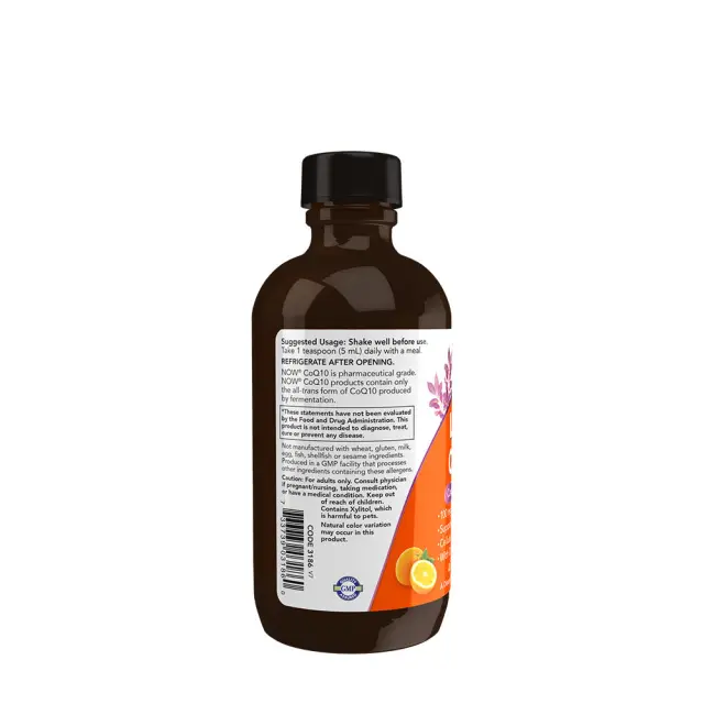 Now Foods Liquid CoQ10 Orange Flavor 3
