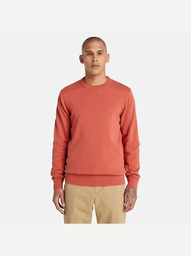 TIMBERLAND YD SWEATER ΑΝΔΡΙΚΟ ΠΟΥΛΟΒΕΡ ORANGE