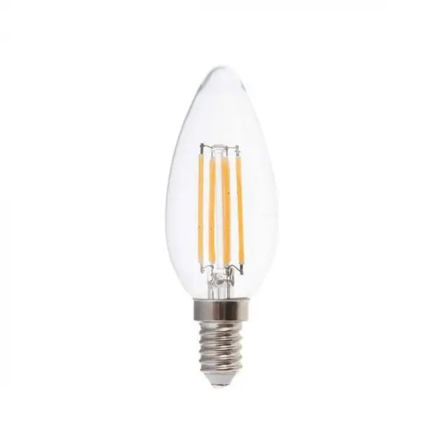 Λάμπα LED Filament κερί - Ε14 - 8W - 431480