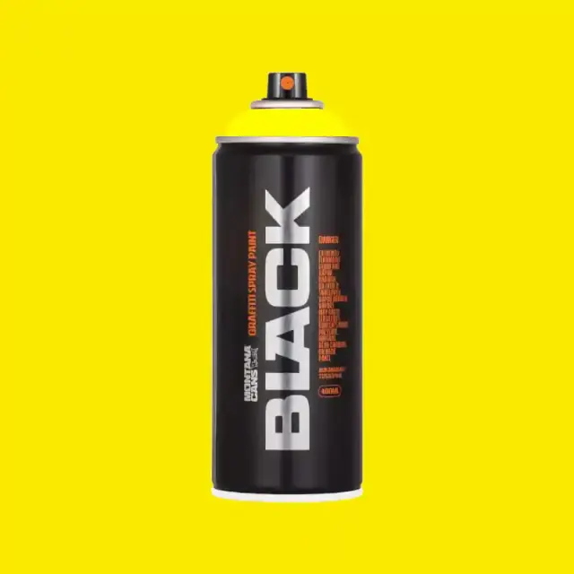 Montana Black Spray Paint 400ml TR1000-True Yellow