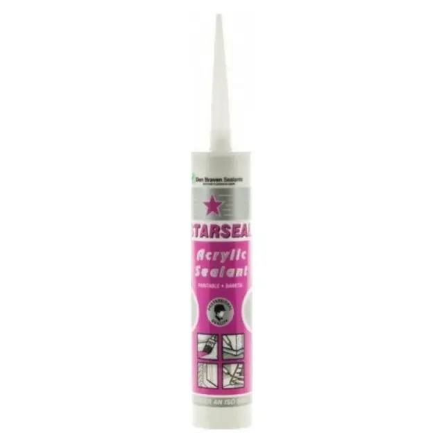 Den Braven Starseal Ακρυλικό Σφραγιστικό Λευκό 260ml 9578 2