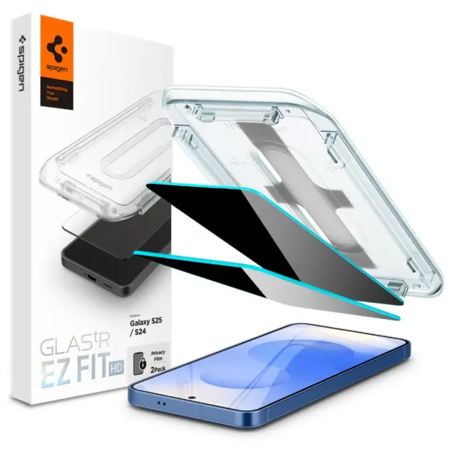 Spigen Screen Protection Glas.TR EZ Fit Privacy Samsung Galaxy S24/S25 2pcs