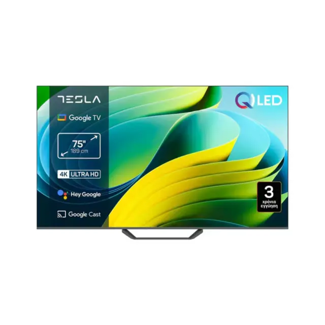 ΤΗΛΕΟΡΑΣΗ 75'' QLED Q75E655GUS GOOGLE TV TESLA