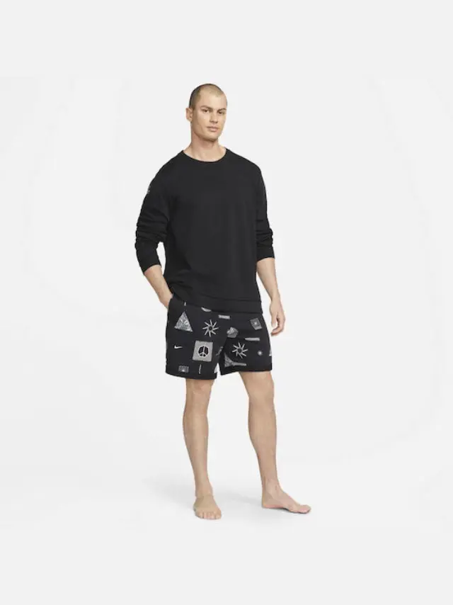 Nike Yoga Therma-FIT Αθλητική Ανδρική Βερμούδα με Σχέδια DM6546-010 - L 2