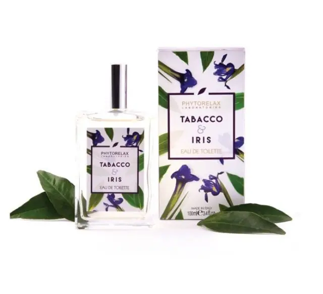 Phytorelax Eau de Toilette Tabacco & Iris Επιβλητικό Άρωμα με Νότες Φύλλων Καπνού και Ίριδας, 100ml