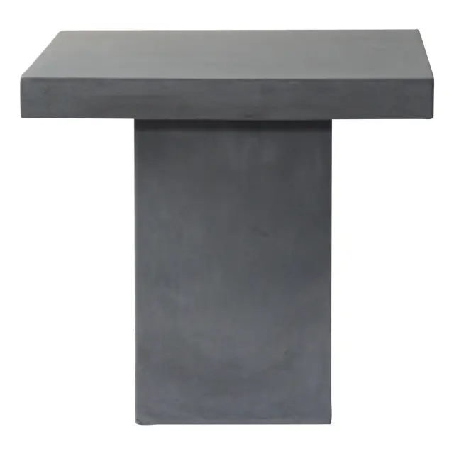 Τραπέζι CONCRETE Grey Τσιμέντο 80x80cm