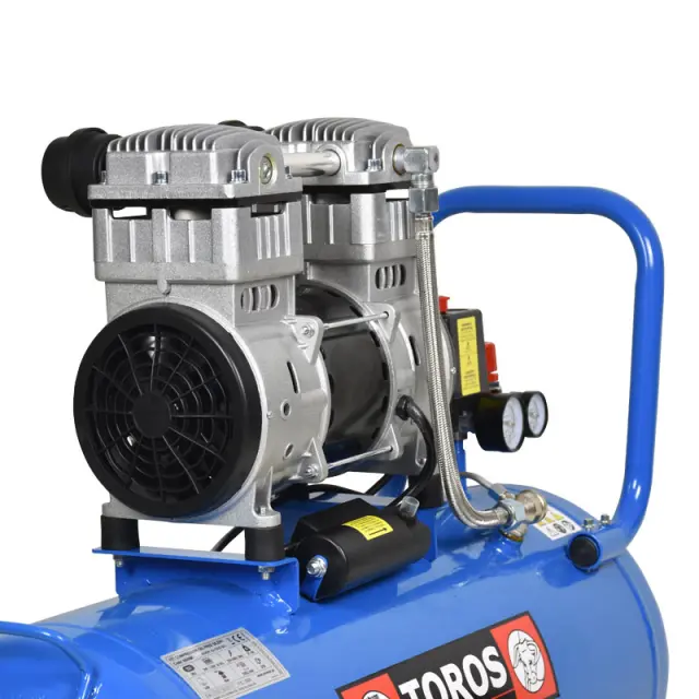 ΑΕΡΟΣΥΜΠΙΕΣΤΗΣ OIL FREE ΧΑΜΗΛΟΥ ΘΟΡΥΒΟΥ (SILENT) 50L/2,0HP 602088 3