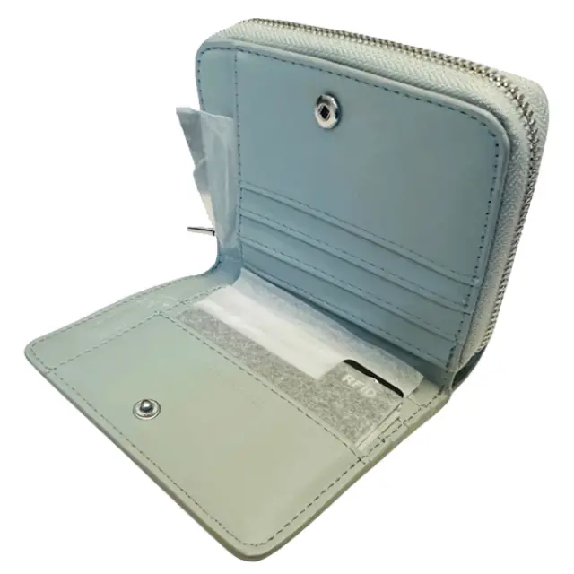 Calvin Klein Μικρό Γυναικείο Πορτοφόλι Medium Zip Around Wallet Γκρι 3