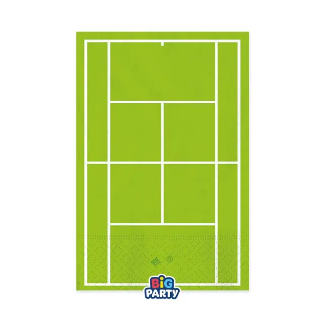 Χαρτοπετσέτες 33 x 33cm. Tennis - Τένις / 6 τμχ